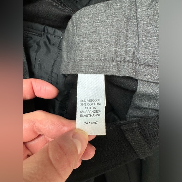 Women’s BANANA REPUBLIC Petite THE SLOAN FIT LA COUPE SLOAN black dress pants - Picture 13 of 16